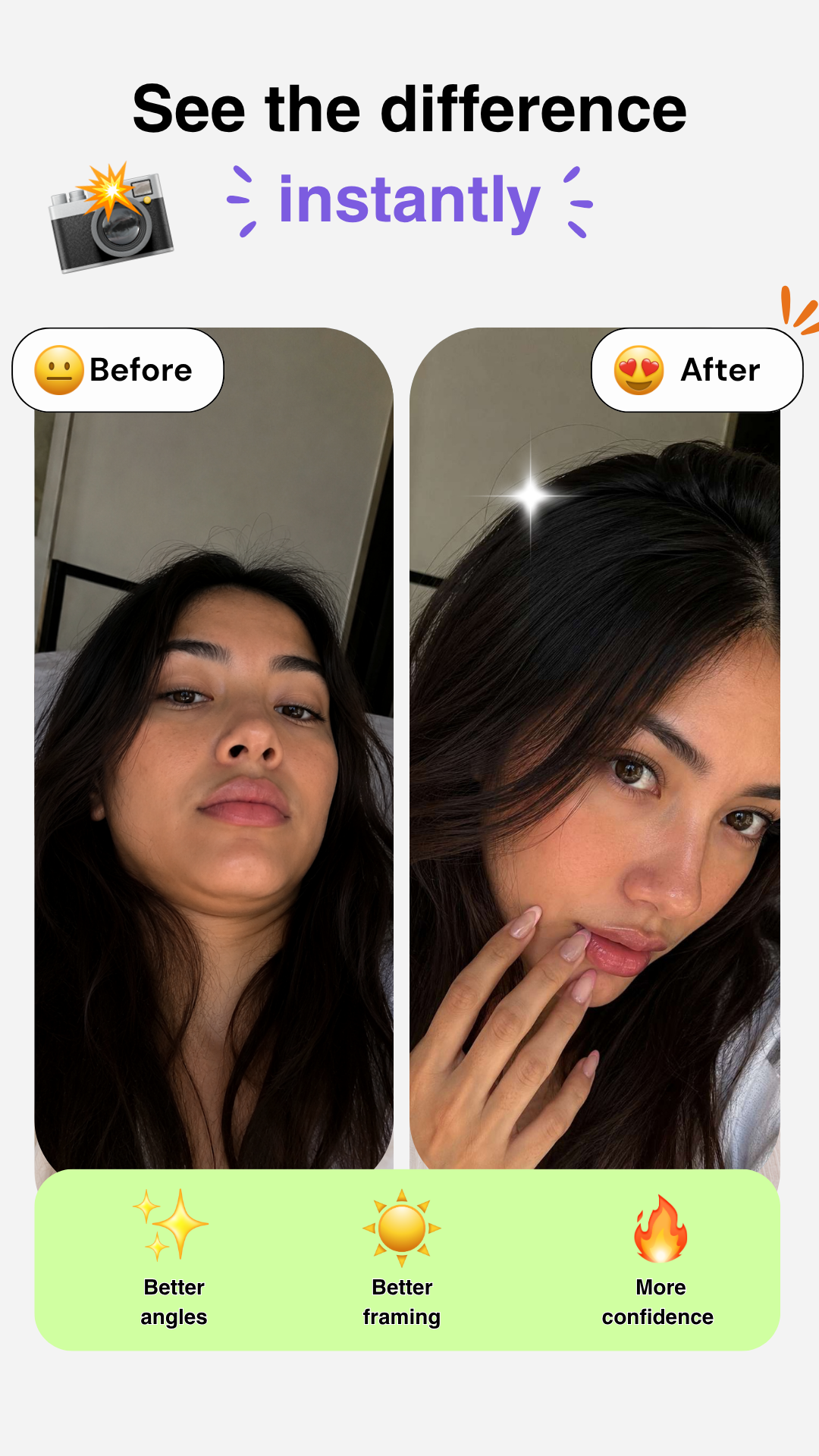 Before and after with Candid AI